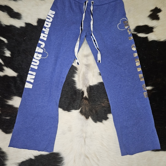 PINK Victoria's Secret Pants - PINK Victoria's Secret Blue Sweatpants